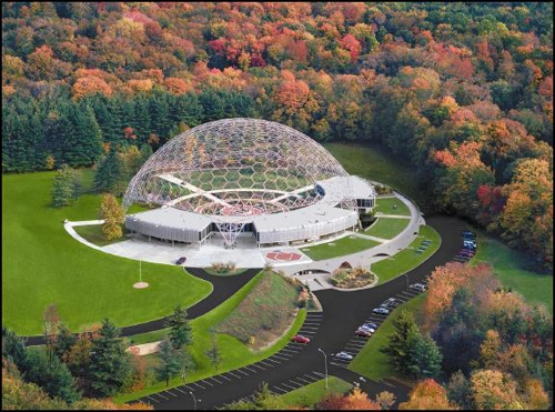 The amazing ASM Headquarters geodesic dome in Russell, Ohio